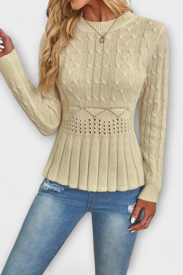 Roya - Elegancki sweter z dzianiny
