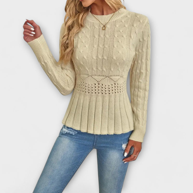Roya - Elegancki sweter z dzianiny