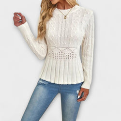 Roya - Elegancki sweter z dzianiny