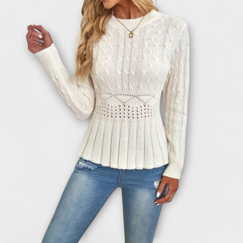 Roya - Elegancki sweter z dzianiny