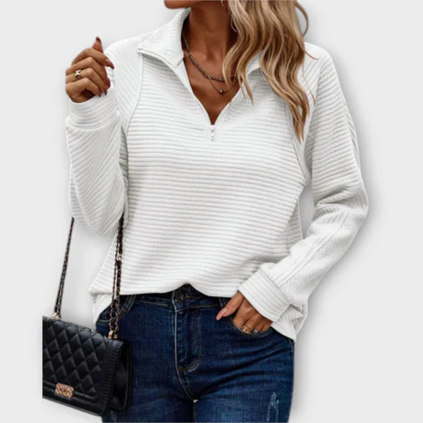 Vilja - Elegancki sweter z dzianiny