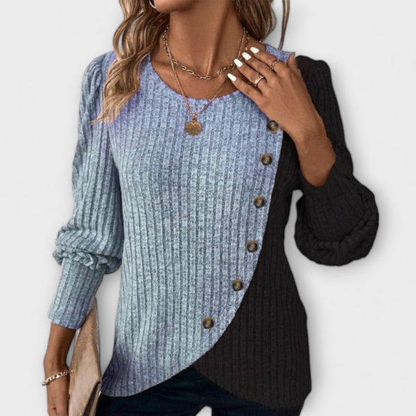 Calista - Kolorowa elegancja w koszulce Colorblock