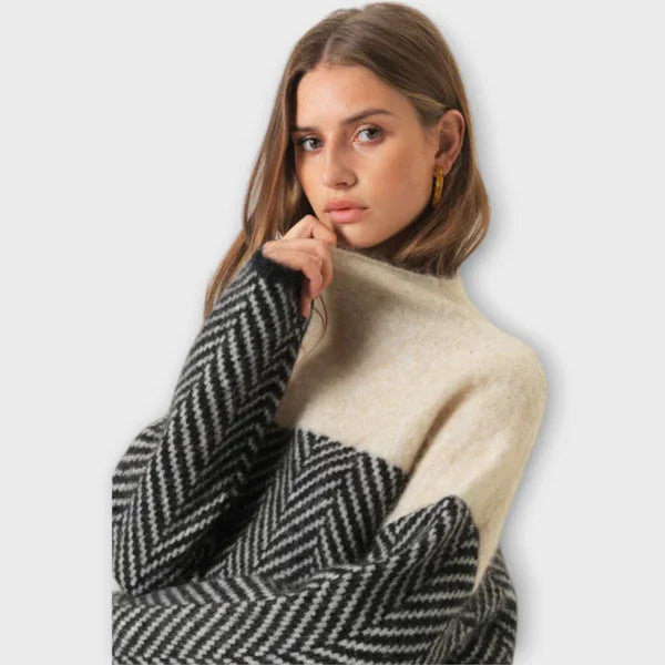 Maeve - Miękki sweter z golfem