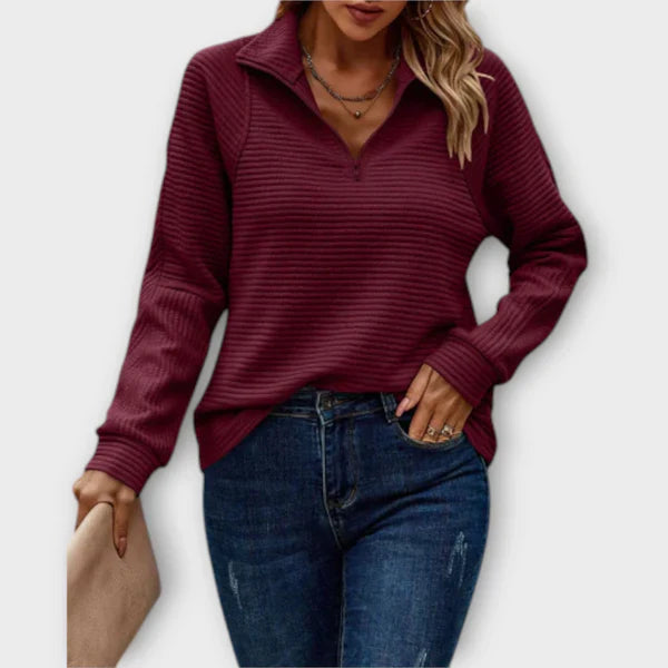 Vilja - Elegancki sweter z dzianiny